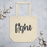 Fight Spoonie Flowers Eco Tote Bag