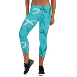 Dysautonomia Warrior Ribbon Capri Leggings