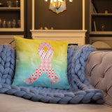 Ribbons on Ribbons/Red Basic Pillow
