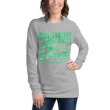 June Scoliosis Awareness Month Watercolor Print Unisex Long Sleeve Tee