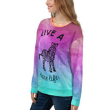 Live A Rare Life All Over Print Unisex Sweatshirt