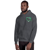 August Gastroparesis Awareness Month/SUPPORTER Marble Print Unisex Hoodie