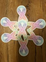 Whimsical Ribbons Sticker
