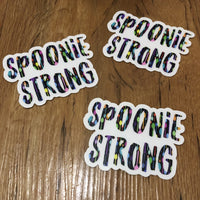 Spoonie Strong Spoons Sticker