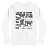 May Ehlers Danlos Syndrome Awareness Month Watercolor Print Unisex Long Sleeve Tee