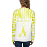 Professional Patient/Yellow All Over Print Unisex Sweatshirt
