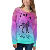 Live A Rare Life All Over Print Unisex Sweatshirt