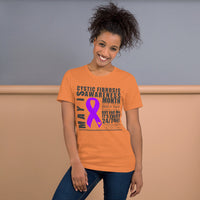 Two Sided Facts/May Cystic Fibrosis Awareness Month Short-Sleeve Unisex T-Shirt