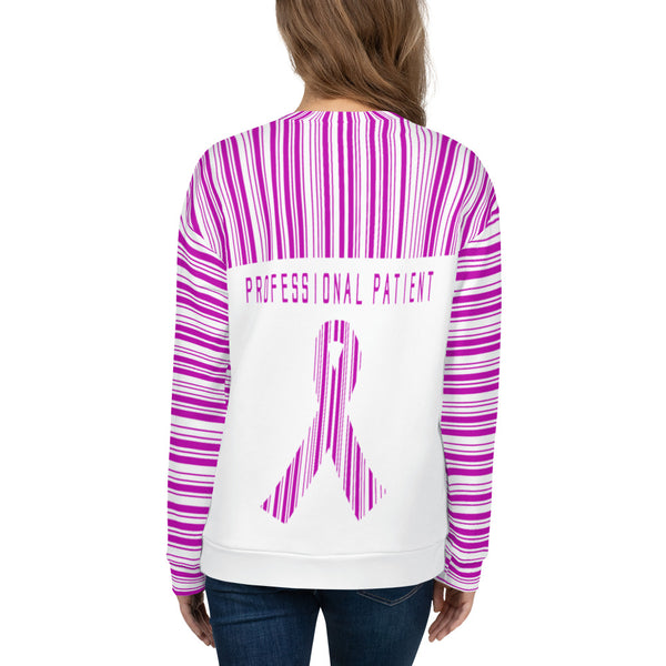 Professional Patient/Pink All Over Print Unisex Sweatshirt