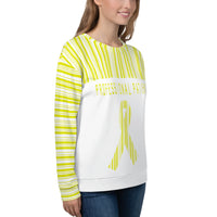 Professional Patient/Yellow All Over Print Unisex Sweatshirt