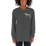 Rare Is Who We Are Zebra Long sleeve t-shirt