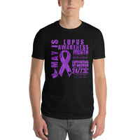 May Lupus Awareness Month/SUPPORTER Tie Dye Print Short-Sleeve T-Shirt
