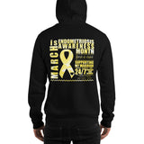 March Endometriosis Awareness Month/SUPPORTER Marble Print Unisex Hoodie