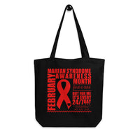 February Marfan Syndrome Awareness Month/WARRIOR Eco Tote Bag