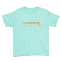 Awareness Starts Here/Orange Youth Short Sleeve T-Shirt