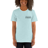 Spoonie Strong Text Short-Sleeve Unisex T-Shirt