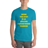 Inside This Shirt Is An Amazing Endometriosis Warrior Short-Sleeve T-Shirt