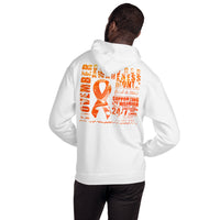 November CRPS/RSD Month/SUPPORTER Marble Print Unisex Hoodie