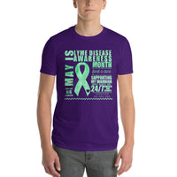 May Lyme Disease Awareness Month/SUPPORTER Tie Dye Print Short-Sleeve T-Shirt