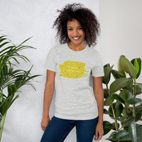 Christmas Cure Splat/Yellow Short-Sleeve Unisex T-Shirt