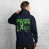 May Celiac Disease Awareness/WARRIOR Marble Print Unisex Hoodie