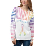 Professional Patient/Rainbow All Over Print Unisex Sweatshirt
