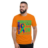September Intracranial Hypertension Awareness Month/WARRIOR Tie Dye Print Short-Sleeve T-Shirt