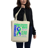 September Intracranial Hypertension Awareness Month/WARRIOR Eco Tote Bag