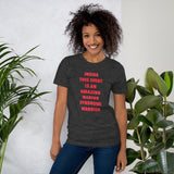 Inside This Shirt Is An Amazing Marfan Syndrome Warrior Short-Sleeve Unisex T-Shirt