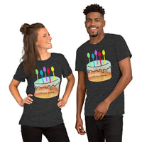 Birthday Spoonie Cake Short-Sleeve Unisex T-Shirt