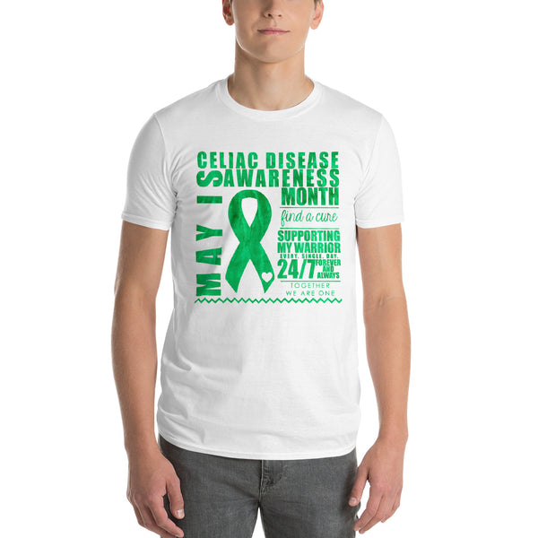 May Celiac Disease Awareness/SUPPORTER Tie Dye Print Short-Sleeve T-Shirt