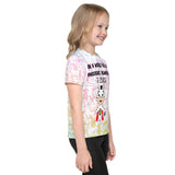 In A World Of Unicorns Be A Zebra/Yellow Ribbon All Over Print Kids T-Shirt
