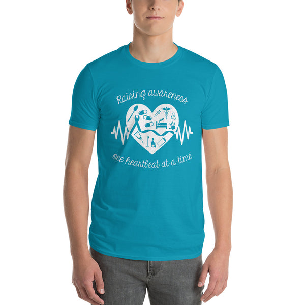 Raising Awareness One Heartbeat At A Time Short-Sleeve T-Shirt