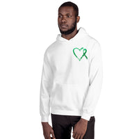 August Gastroparesis Awareness Month/SUPPORTER Marble Print Unisex Hoodie
