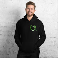 May Celiac Disease Awareness/WARRIOR Marble Print Unisex Hoodie