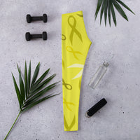 Endometriosis Warrior Ribbon Leggings