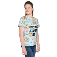 Chronic Illness Sloth Life Youth T-Shirt