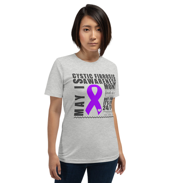 May Cystic Fibrosis Awareness Month Short-Sleeve Unisex T-Shirt