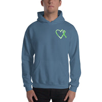 May Lyme Disease Awareness Month/SUPPORTER Marble Print Unisex Hoodie