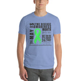 Two Sided Facts/May Lyme Disease Awareness Month Short-Sleeve T-Shirt