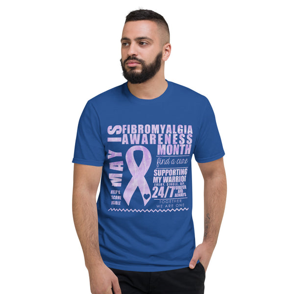 May Fibromyalgia Awareness Month/SUPPORTER Tie Dye Print Short-Sleeve T-Shirt