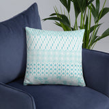Ribbons on Ribbons/Turquoise Basic Pillow