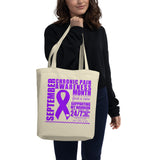 September Chiari Awareness/SUPPORTER Eco Tote Bag