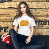 Christmas Cure Splat/Orange Short-Sleeve Unisex T-Shirt