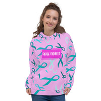 Fierce Fighter Ribbons All Over Print Unisex Hoodie