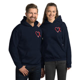 February Marfan Syndrome Awareness Month/WARRIOR Marble Print Unisex Hoodie