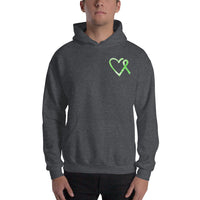 May Lyme Disease Awareness Month/SUPPORTER Marble Print Unisex Hoodie