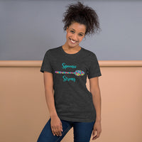 Colored In Spoonie Strong Short-Sleeve Unisex T-Shirt