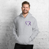 May Lupus Awareness Month/SUPPORTER Marble Print Unisex Hoodie