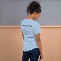 Two Sided Facts/May Cystic Fibrosis Awareness Month Short-Sleeve Unisex T-Shirt